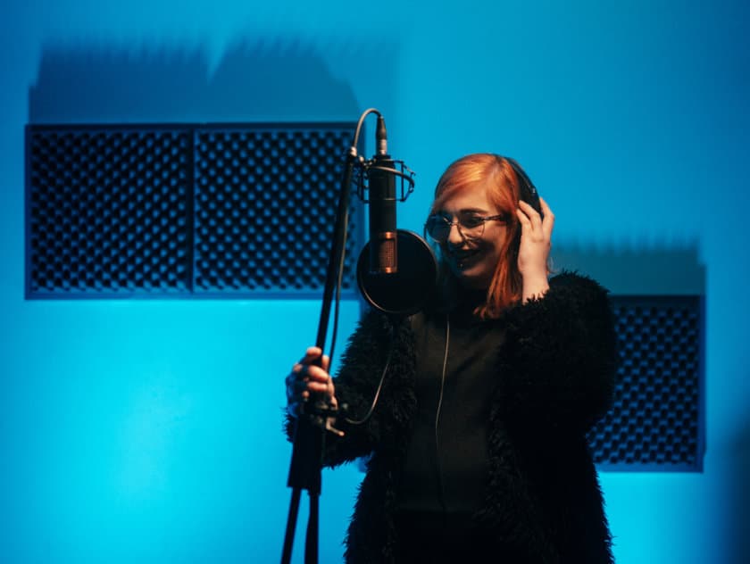 Portfolio-SAE Student recording at SAE