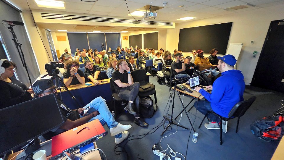 sae-imsta-festa-james-auwarter A picture of James Auwarter delivering his masterclass during IMSTA FESTA 2024.